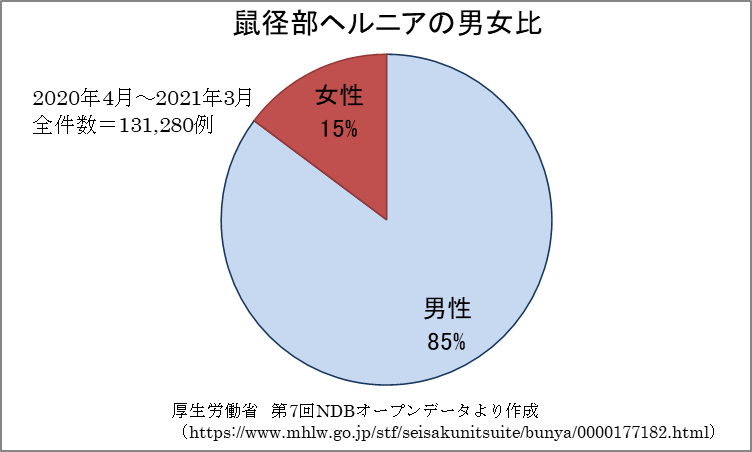 成人の鼠径ヘルニアについて